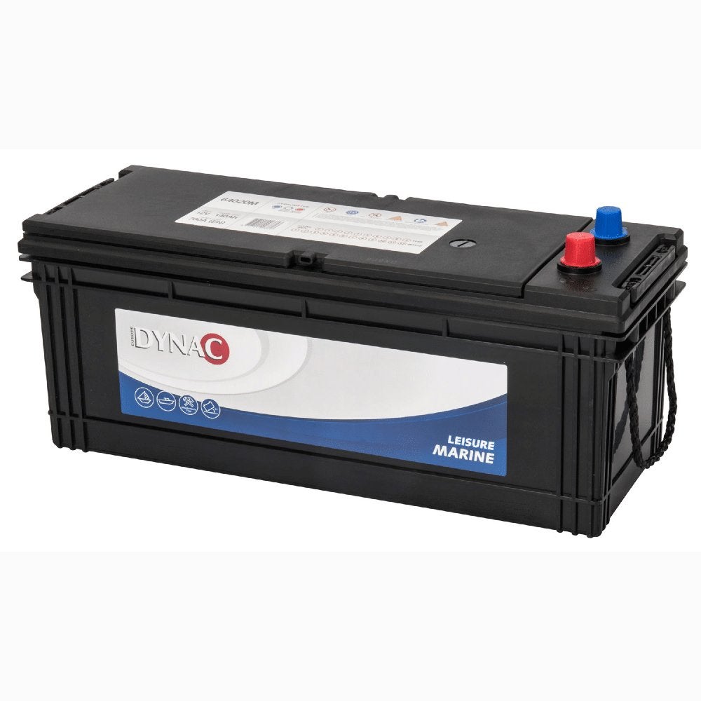 Dynac accu 12 volt 140 ah  Marine Dual Purpose, Ophalen, Zo goed als nieuw, Motor en Techniek, Zeilboot of Motorboot