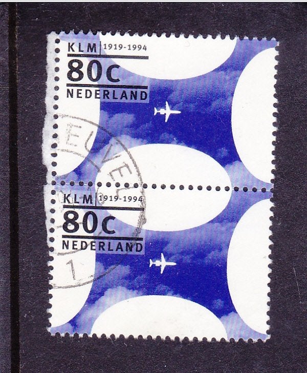 Postzegels Nederland  KLM, Ophalen of Verzenden