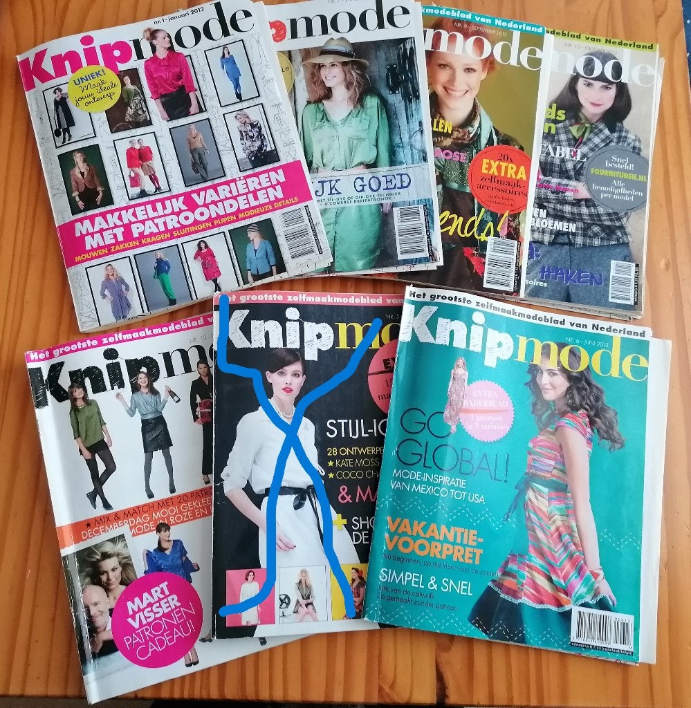 Knipmode boeken 2012 en 2013 per stuk € 3,50, Overige typen, Vrouw, Ophalen of Verzenden, Zo goed als nieuw