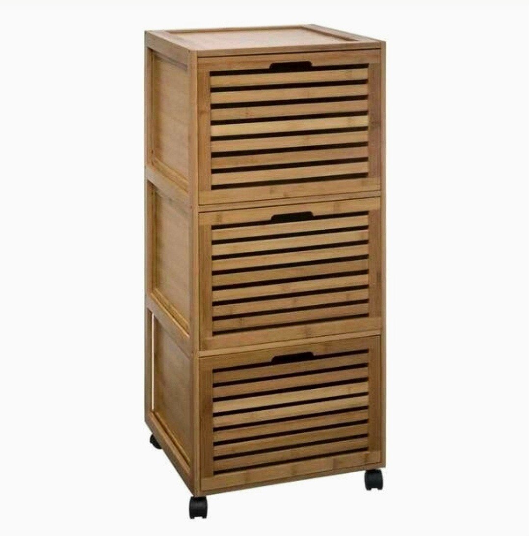 5Five Sicela ladenkast bamboe, Ophalen, 25 tot 50 cm, Minder dan 50 cm, Minder dan 100 cm
