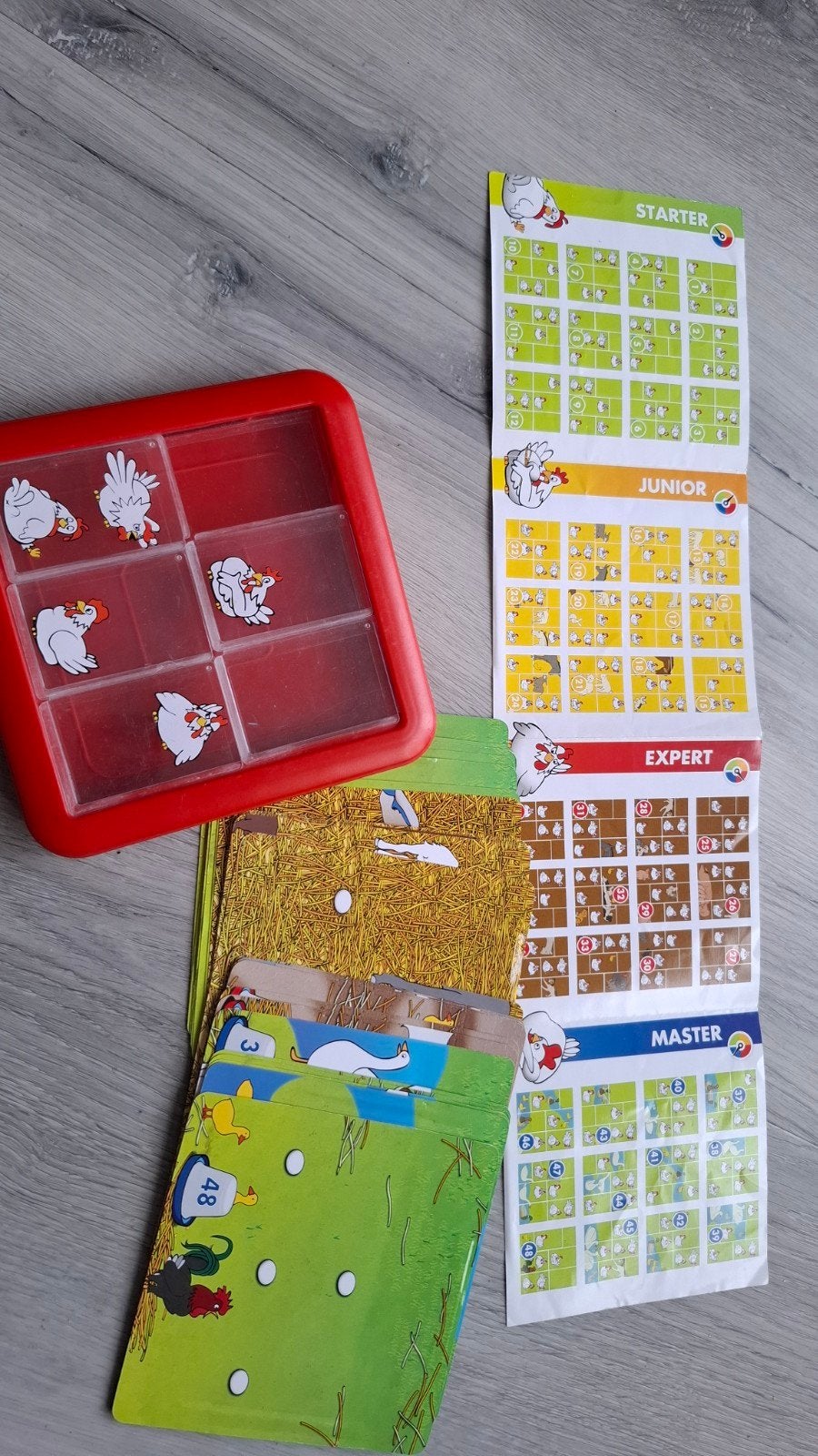 SmartGames Chicken Shuffle Jr. Reisspel, Een of twee spelers, SmartGames, Ophalen of Verzenden, Zo goed als nieuw