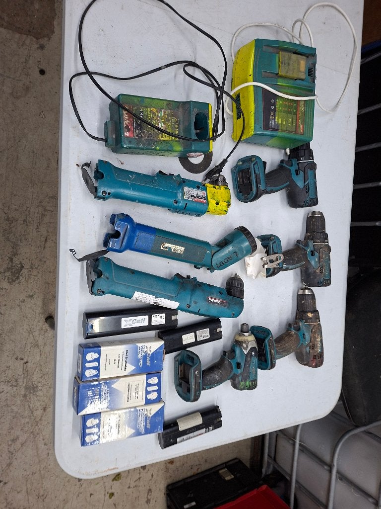 allerlei makita schroef boormachine en ect ect, Ophalen of Verzenden, Gebruikt, Boormachine