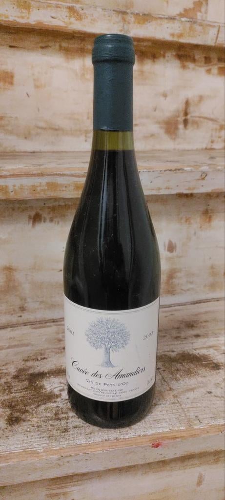 Cuvée des Amandiers Rouge 2003 - Vin de Pays d'Oc, Gebruikt, Frankrijk, Ophalen of Verzenden, Rode wijn