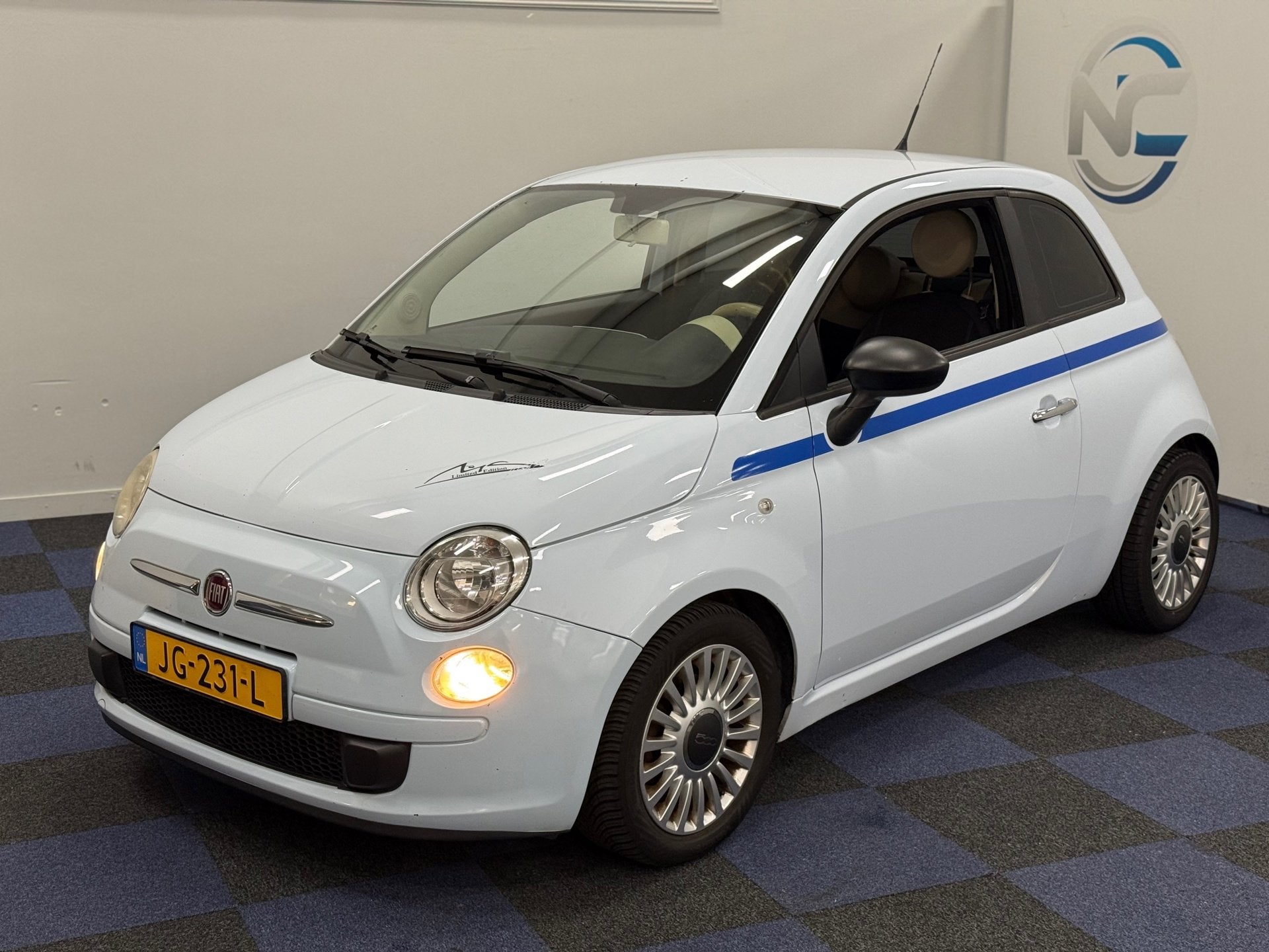 Fiat 500 1.4-16V Pop / AIRCO / MOOIE UITVOERING / NIEUWE APK, Voorwielaandrijving, 101 pk, Gebruikt, 31 €/maand