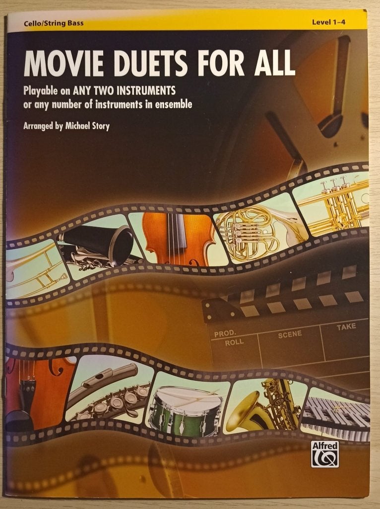 Movie Duets for all (cello), Klassiek, Ophalen of Verzenden, Cello, Nieuw