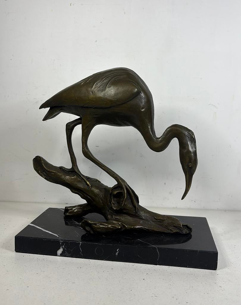 Japanse kraanvogel - brons, Ophalen of Verzenden, Brons