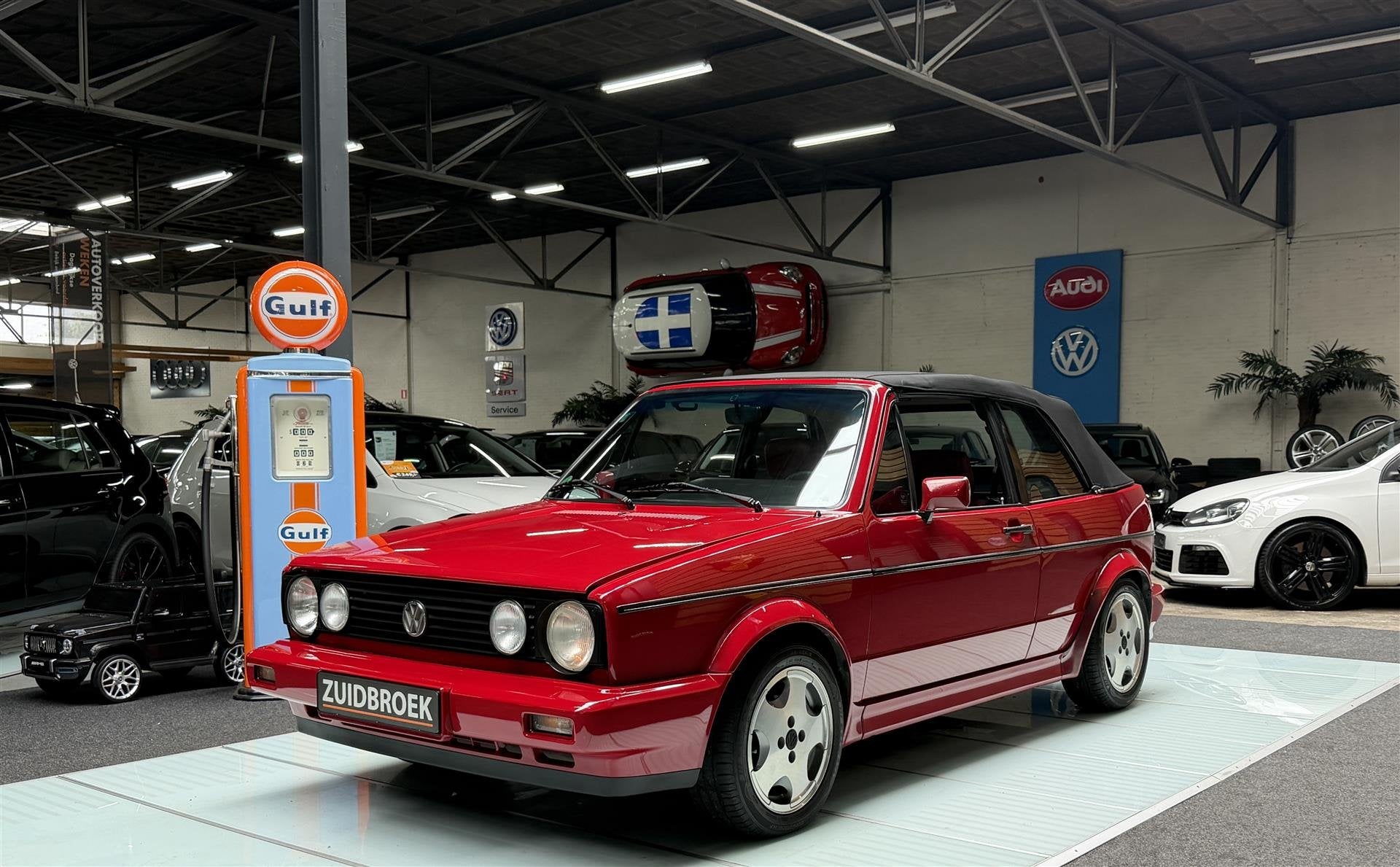 Volkswagen Golf 1.8 Quartett | Leer | Cabrio | Nette Staat |, Auto's, 95 pk, Volkswagen, Bedrijf, Handgeschakeld