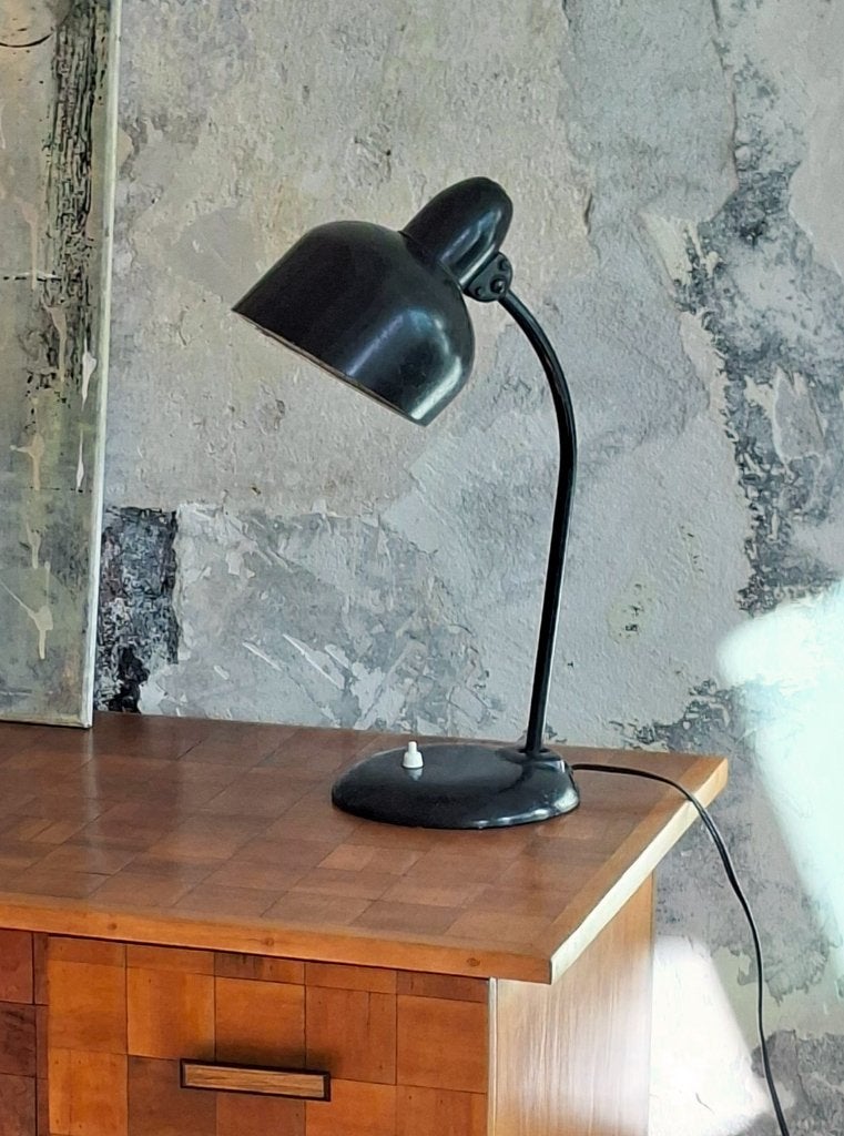 Vintage bureaulamp Escolux, Bauhaus-stijl, 30's, Ophalen of Verzenden, Gebruikt, Metaal, Minder dan 50 cm