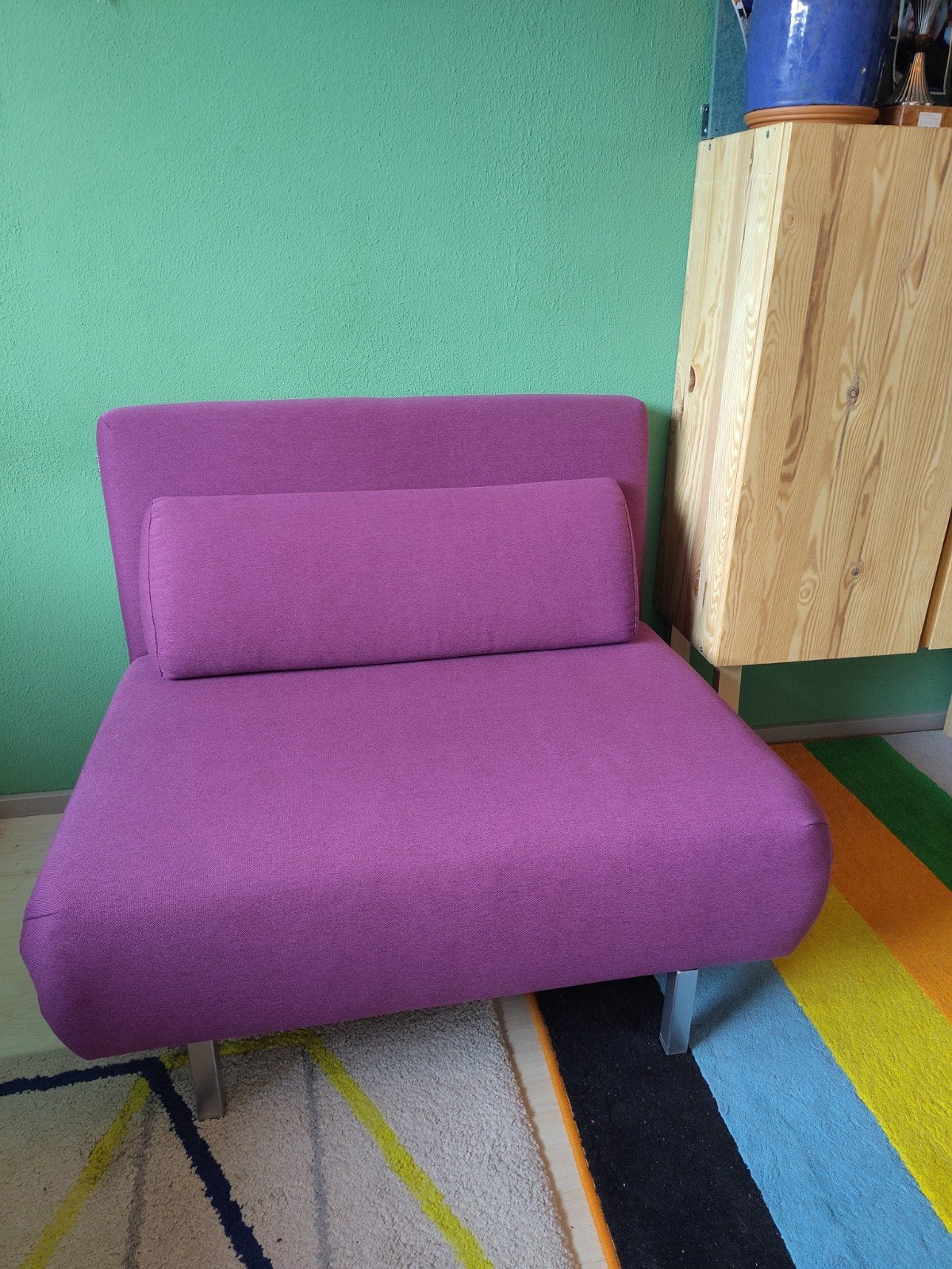 Framati Design Slaapbank, Fauteuil, Sofa Chaises long, Ophalen, 90 cm, Zo goed als nieuw, 200 cm