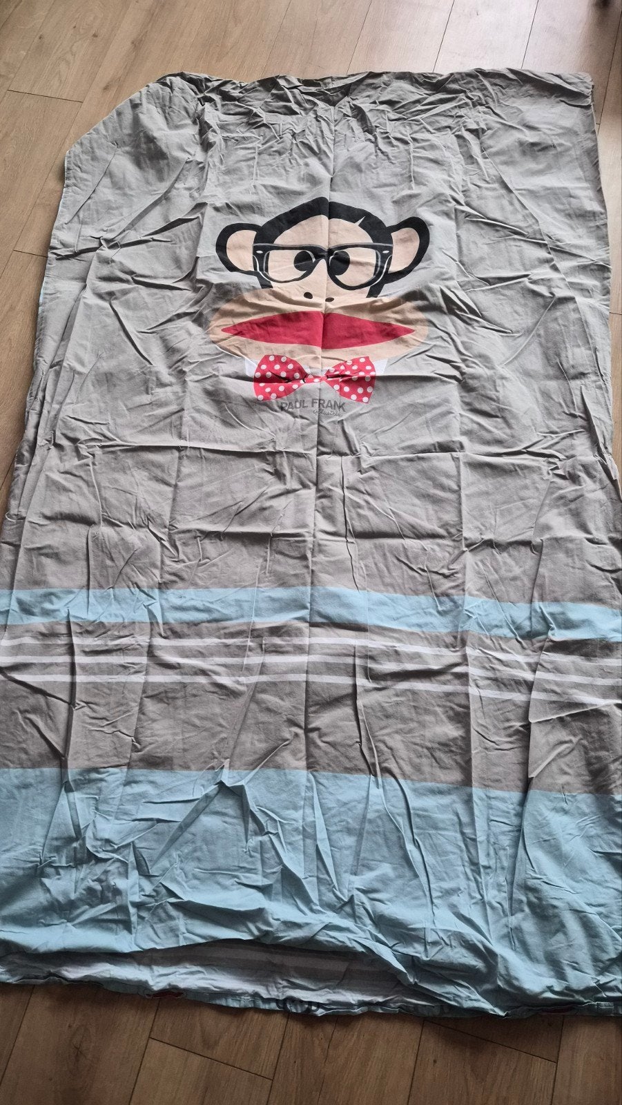 Paul Frank Dekbedovertrek 140x200 met Julius de Aap, Gebruikt, Eenpersoons, Meerkleurig, Dekbedovertrek