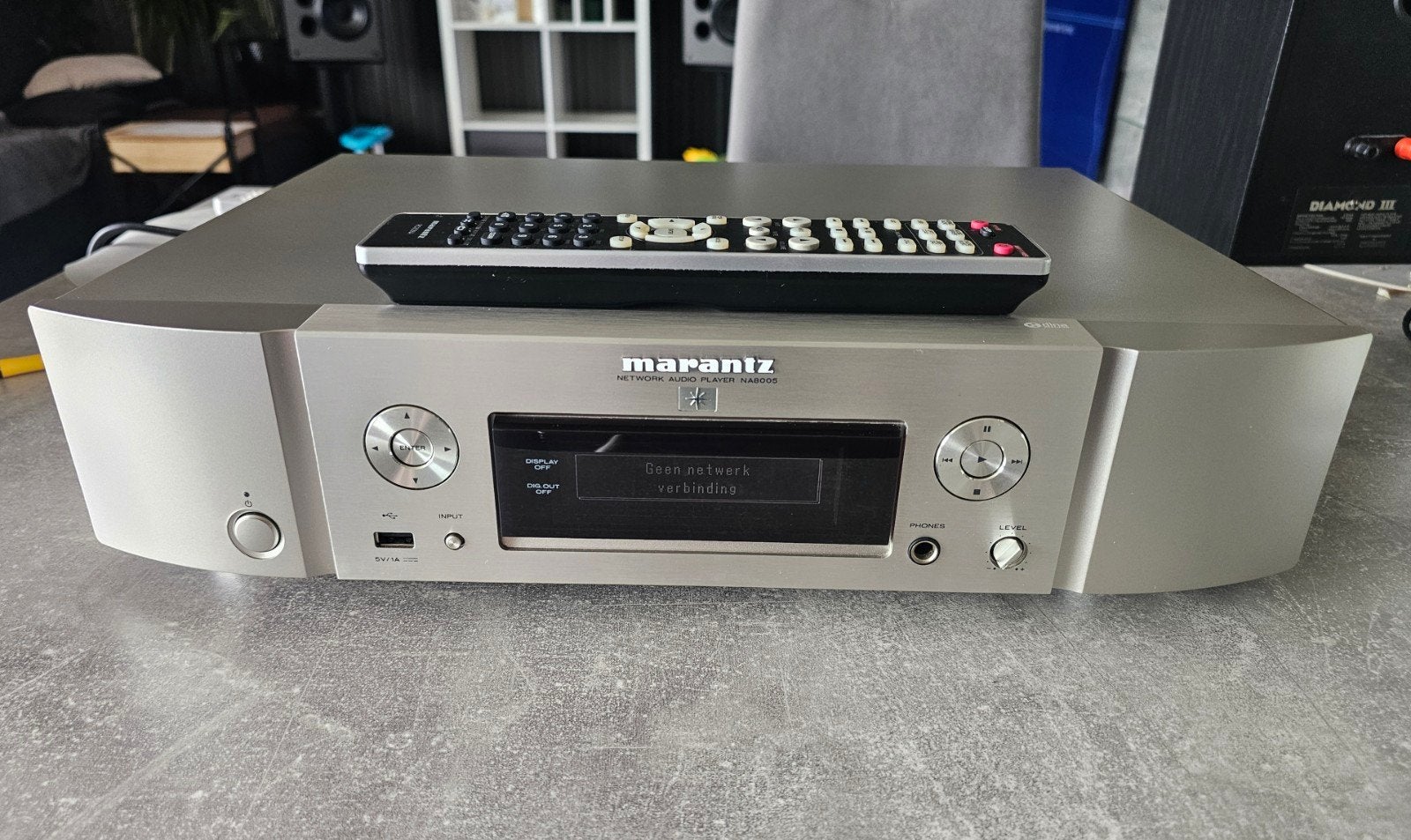 Marantz NA8005 – High-End Streamer + Afstandsbediening, Ophalen of Verzenden, Zo goed als nieuw, Marantz