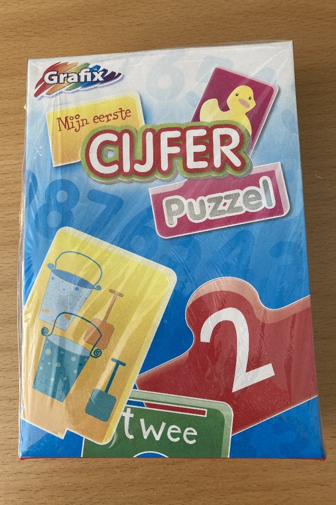 NIEUW - geseald Grafix Mijn Eerste Cijfer Puzzel, Ophalen of Verzenden, Nieuw, Puzzelen