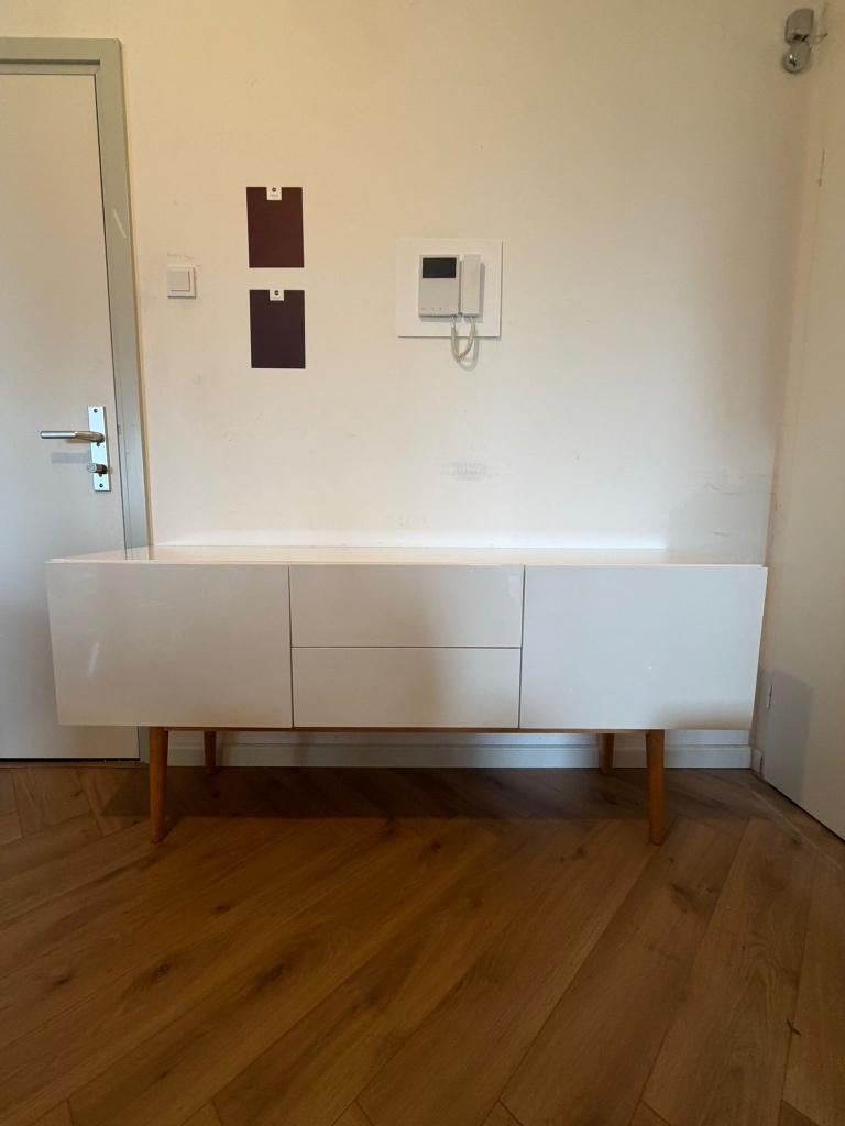 High on wood Zuiver dressoir ladekast 4 deurs, Ophalen, Gebruikt, 150 tot 200 cm, Scandinavisch / modern