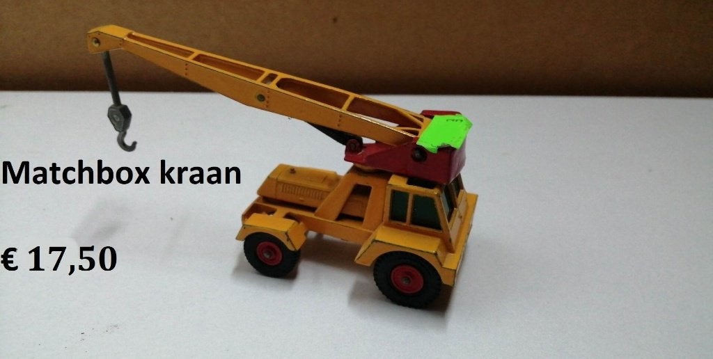 matchbox kraan, Ophalen of Verzenden, Zo goed als nieuw, Auto