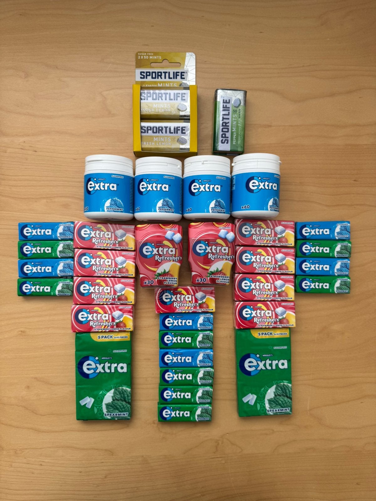 Kauwgom van Extra en Sportlife Mints, Ophalen of Verzenden