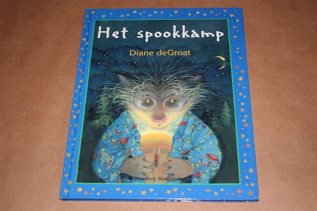 Het spookkamp – Groot prentenboek vol kleur en spanning, Ophalen of Verzenden, Zo goed als nieuw, Prentenboek