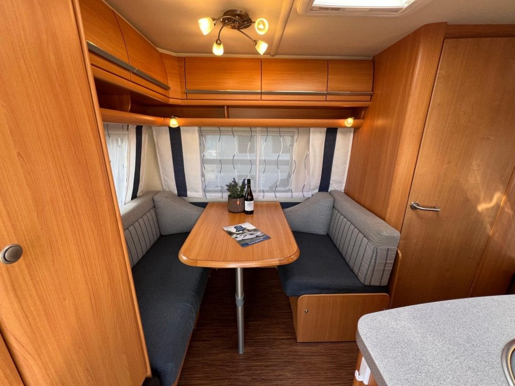 Fendt Saphir 450 SQB voortent cassette luifel, Caravans en Kamperen, Bedrijf, Treinzit, 5 tot 6 meter, Tot en met 4