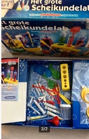 Het grote scheikundelab wetenschap&spel, Kinderen en Baby's, Ophalen of Verzenden, Gebruikt, Ontdekken