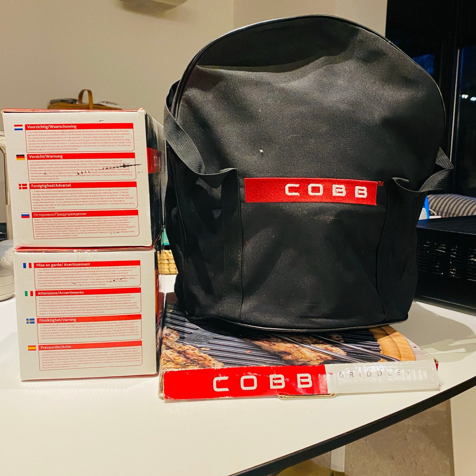 COBB Premier Compact Barbecue met accessoires, Tuin en Terras, Ophalen of Verzenden, Zo goed als nieuw