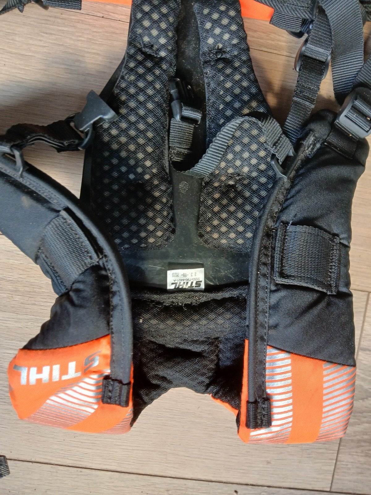 Stihl draagharnas voor bosmaaier, Tuin en Terras, Ophalen of Verzenden, Gebruikt, Overige soorten, Stihl