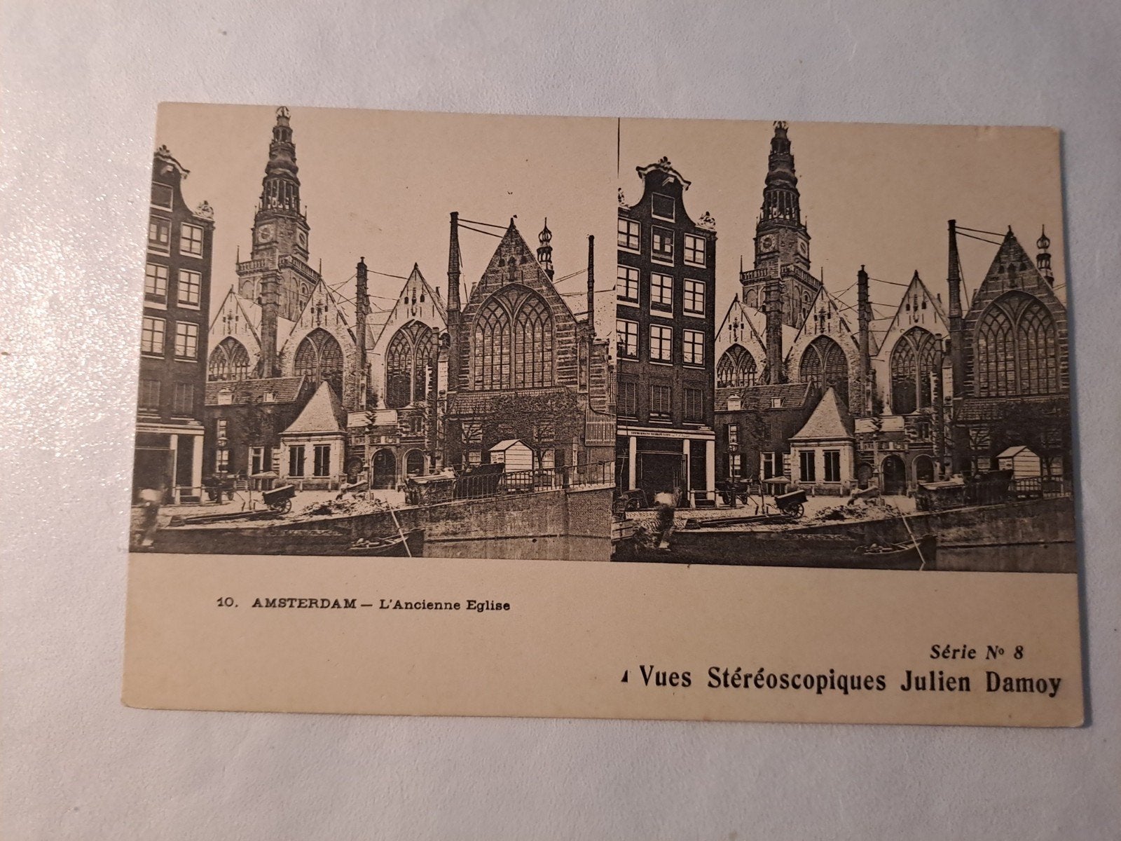 Amsterdam. stereo foto kaart, Ophalen of Verzenden, Noord-Holland