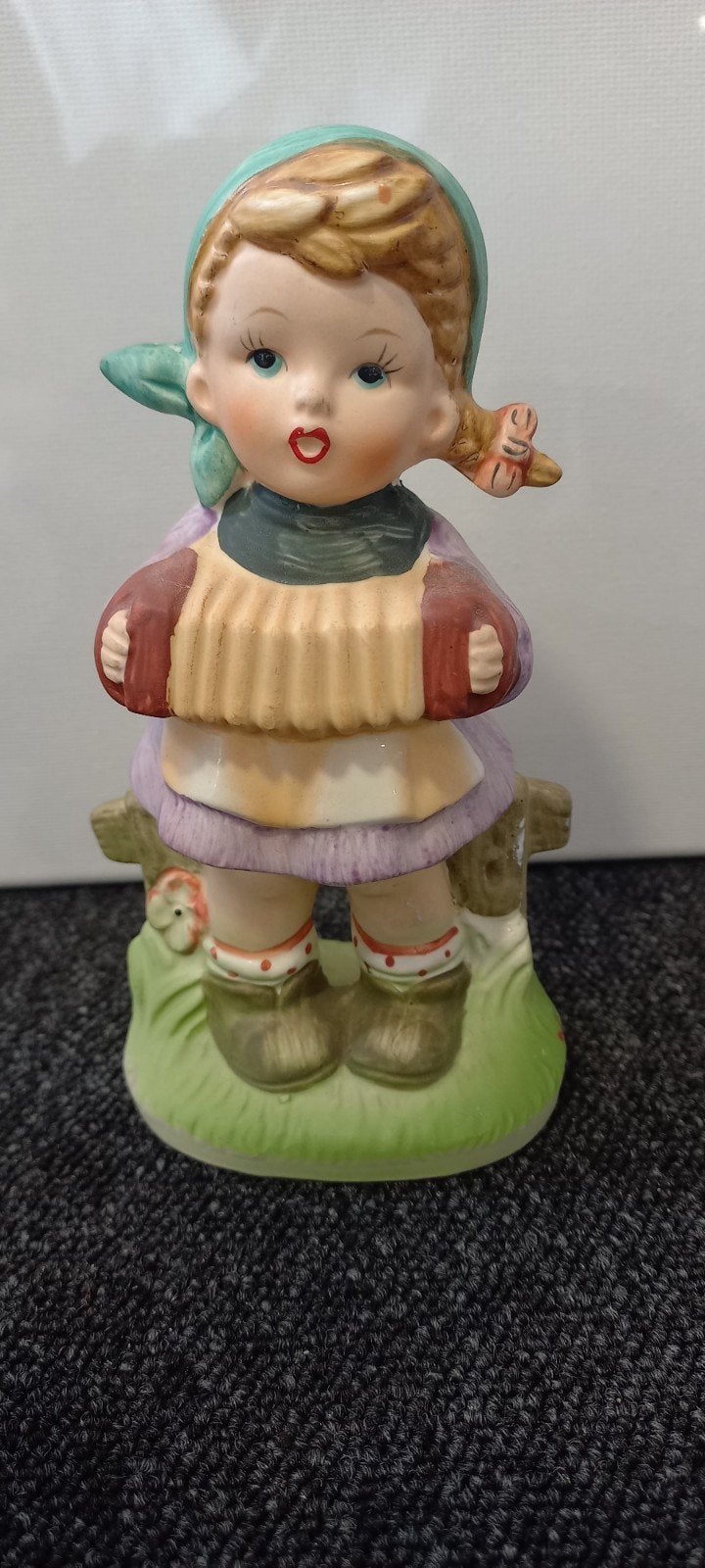 Vintage Hummel beeldje van meisje met accordeon, Ophalen of Verzenden