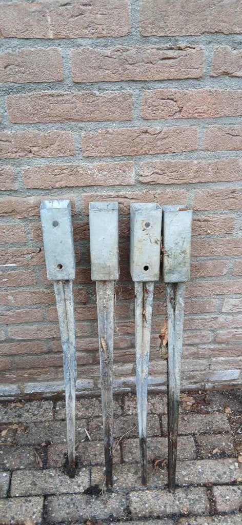 paal houders 4 stuks, Ophalen, Gebruikt, Minder dan 180 cm, Overige typen