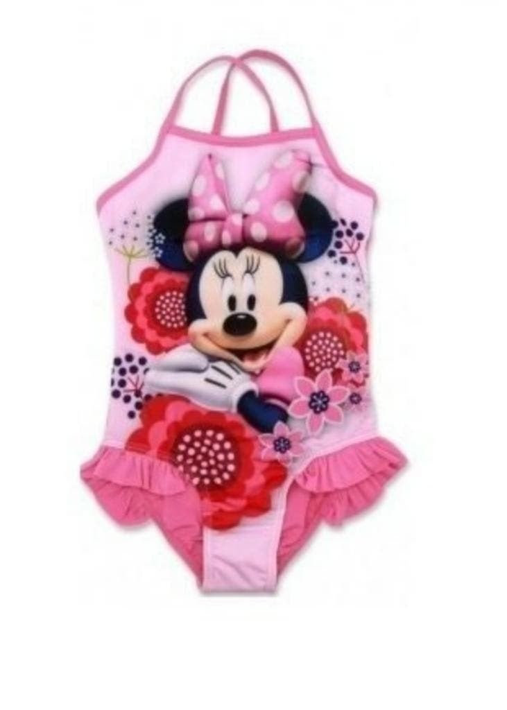 Minnie Mouse Zwempak / Badpak LR - Maat 122 - 128 - Disney, Meisje, Minnie Mouse, Badpak, Nieuw