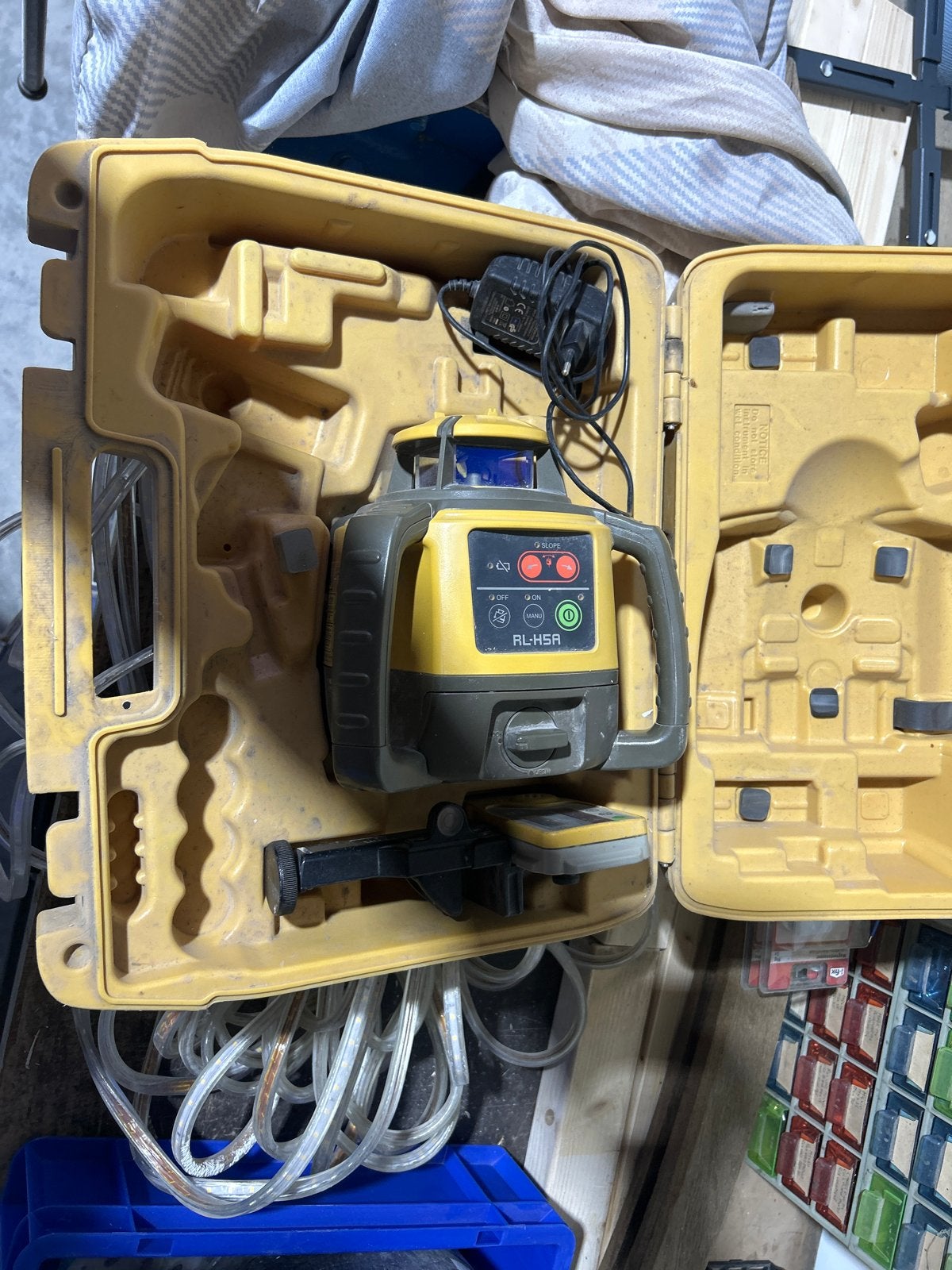 Topcon RL-H5A Laser Waterpas, Ophalen of Verzenden, Gebruikt