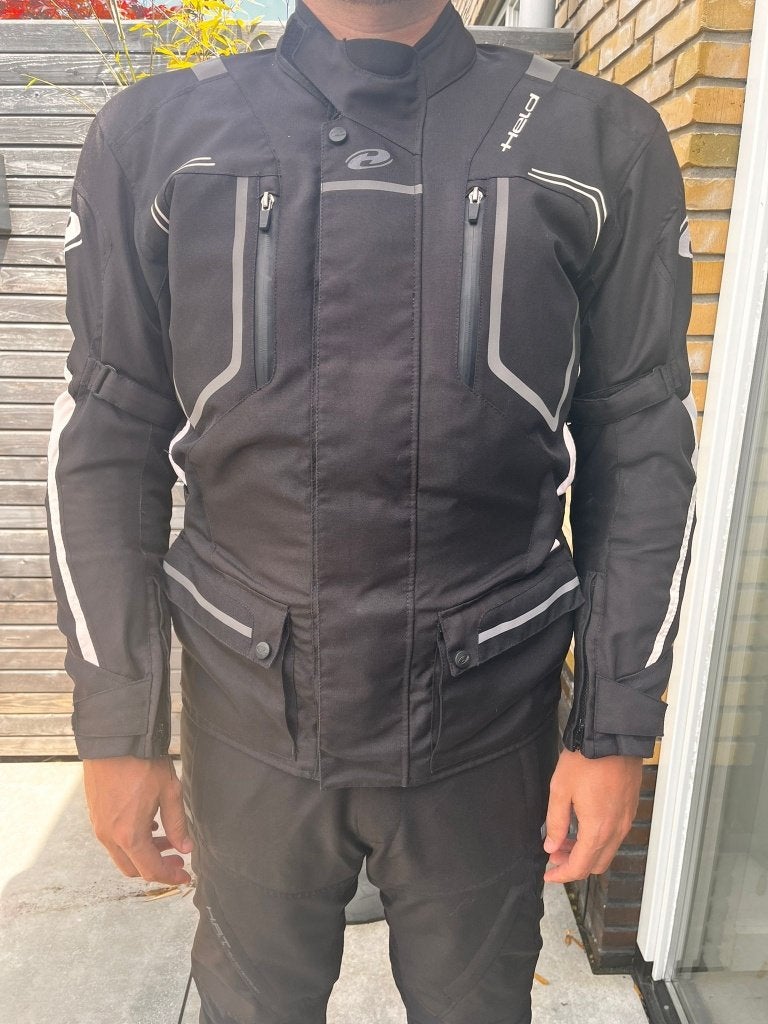 Held motorpak maat L | Jas + broek | Zwart | Compleet pak, Motoren, Ophalen, Held, Tweedehands, Heren