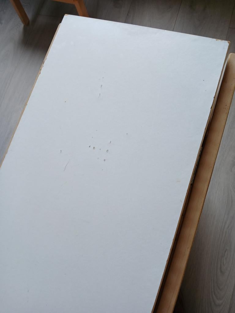 Uitschuifbare eettafel met lade, Ophalen, Minder dan 50 cm, Gebruikt, 100 tot 150 cm
