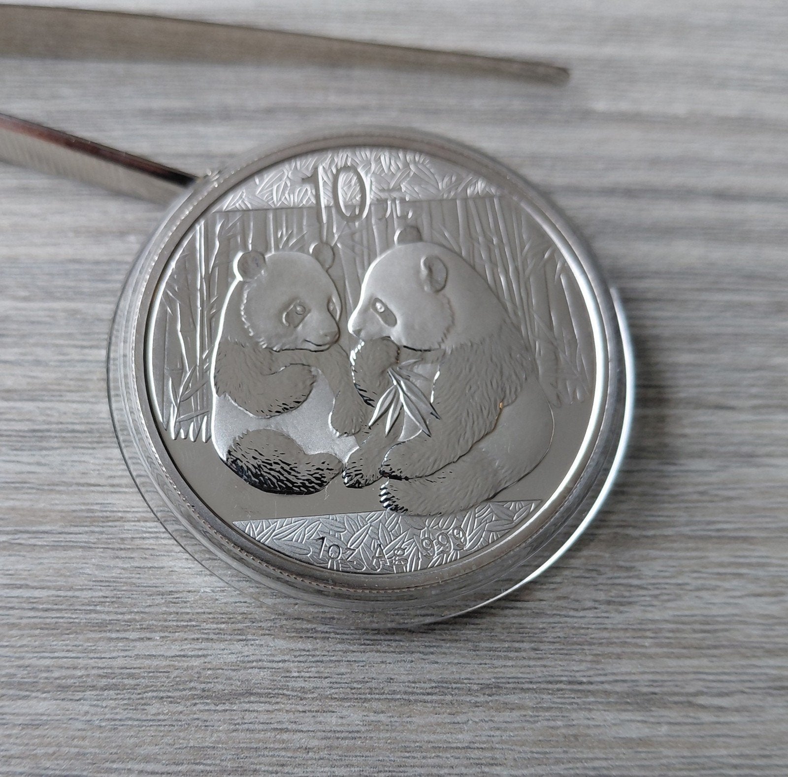 2009 China Panda 1 oz .999 Zilver, Ophalen of Verzenden, Zilver