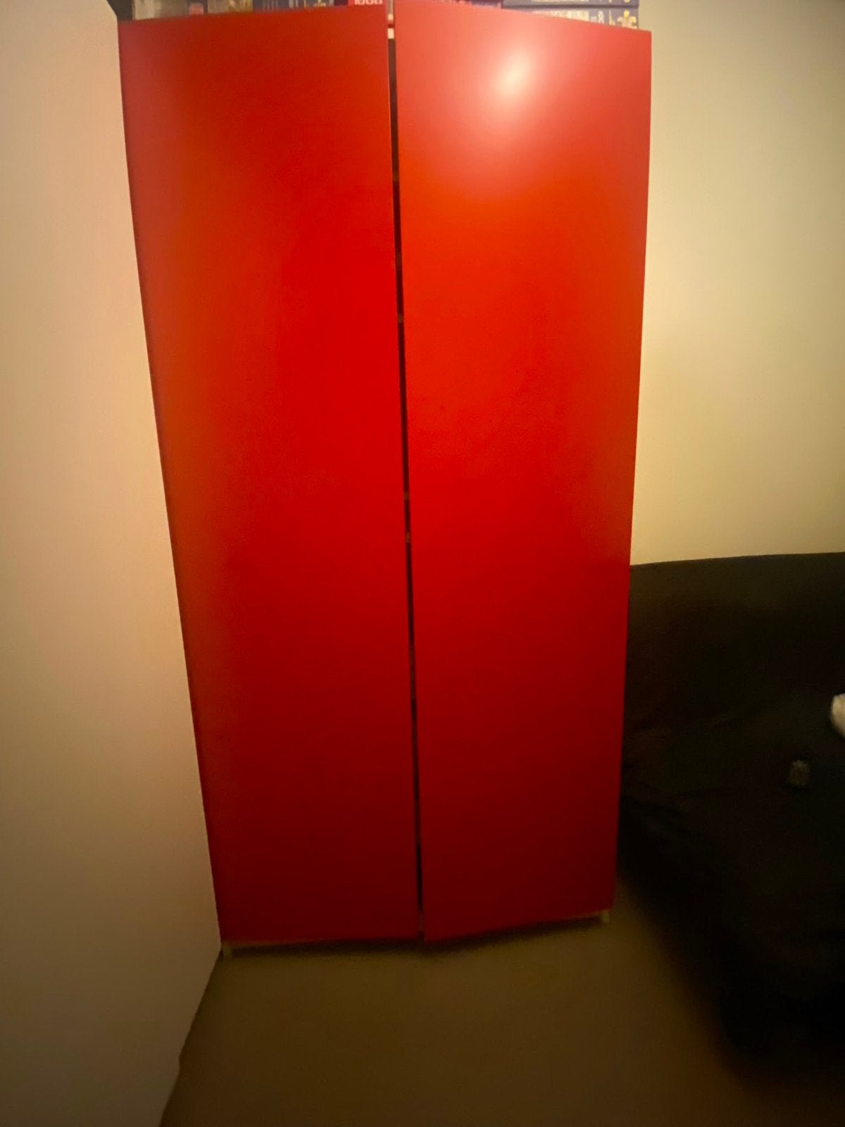 IKEA Pax Kastdeuren - Rood, Wit, Spiegel - 194 cm hoog, Huis en Inrichting, Kasten | Kledingkasten, Ophalen, Gebruikt, Glas, 150 tot 200 cm