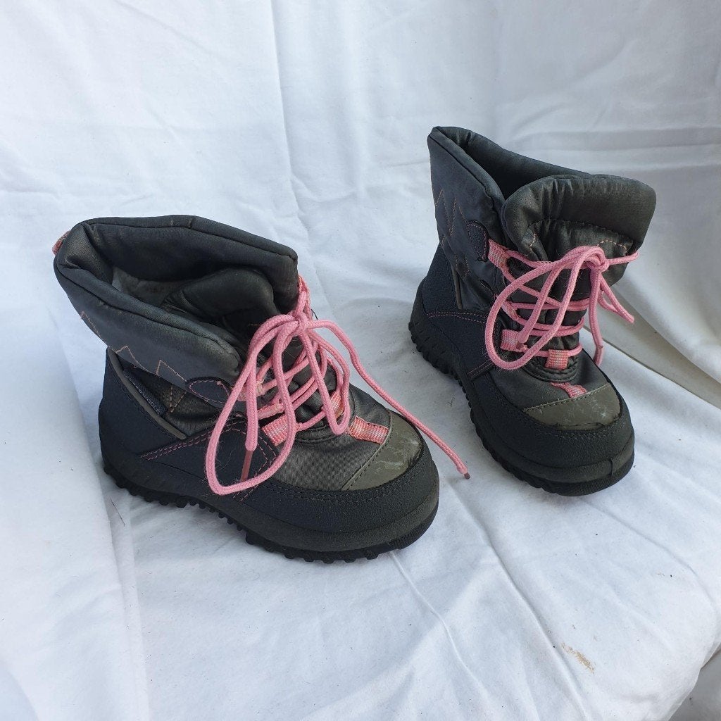 Stoere grijs roze snowboots. mt 23/24. Merk Winterworld, Meisje, ., Ophalen of Verzenden, .