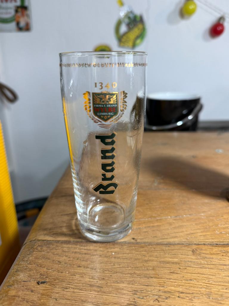 Brand bierglas, Ophalen of Verzenden, Zo goed als nieuw, Glas of Glazen, Brand