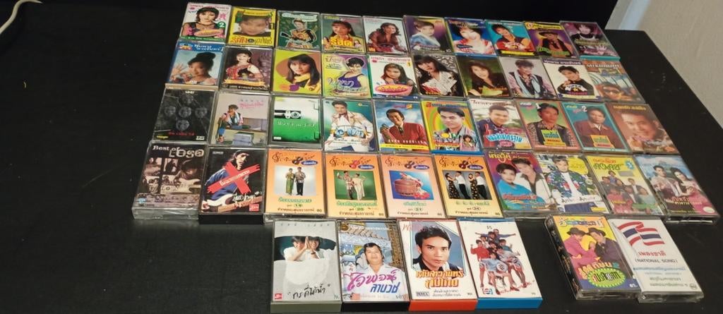 Thailandse music cassette bandjes o.a. coca cola en Pepsi, Cd's en Dvd's, Cassettebandjes, Gebruikt, Overige genres, Ophalen of Verzenden