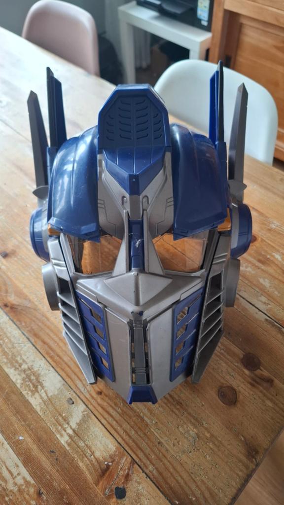 Optimus Prime Helm met Stemvervormer en Geluidseffecten, Ophalen of Verzenden
