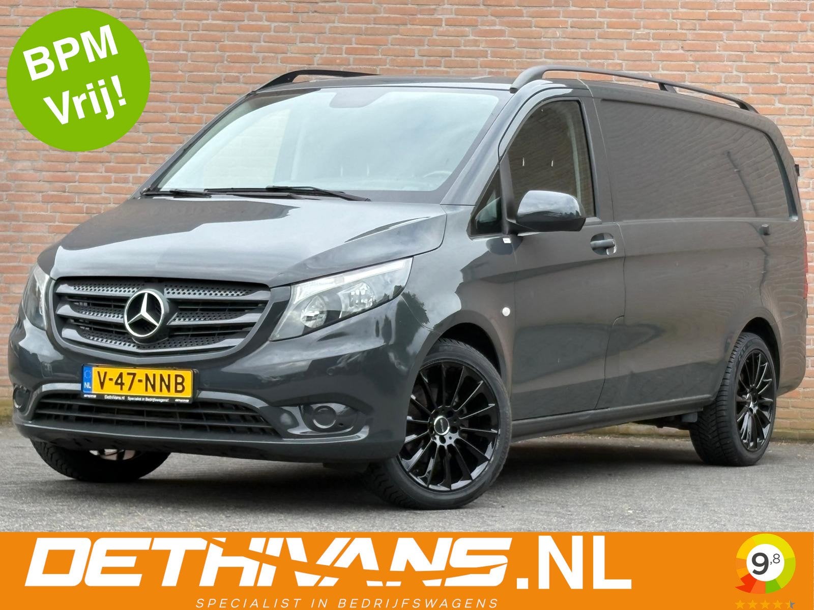 Mercedes-Benz Vito 116CDI 164PK Lang / Cruisecontrol / Airco, Gebruikt, Huisgarantie, Mercedes-Benz, Bedrijf