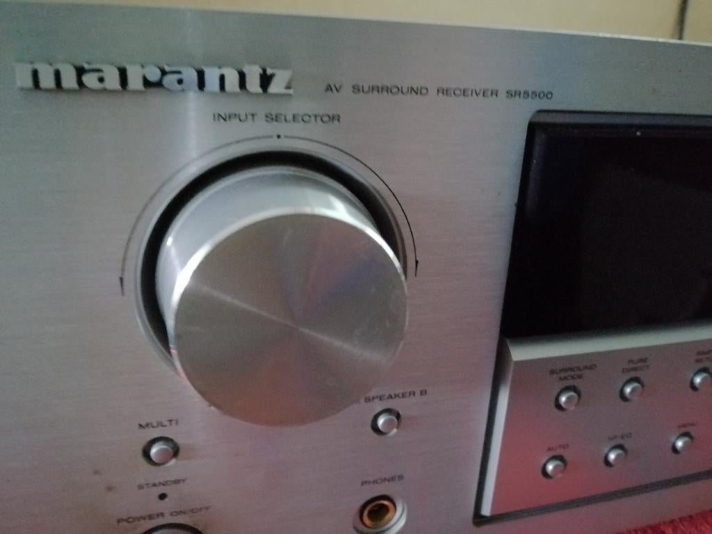 Marantz SR5500 AV Surround Receiver Versterker defect 5500, Overige merken, Gebruikt, 70 watt of meer, Ophalen of Verzenden