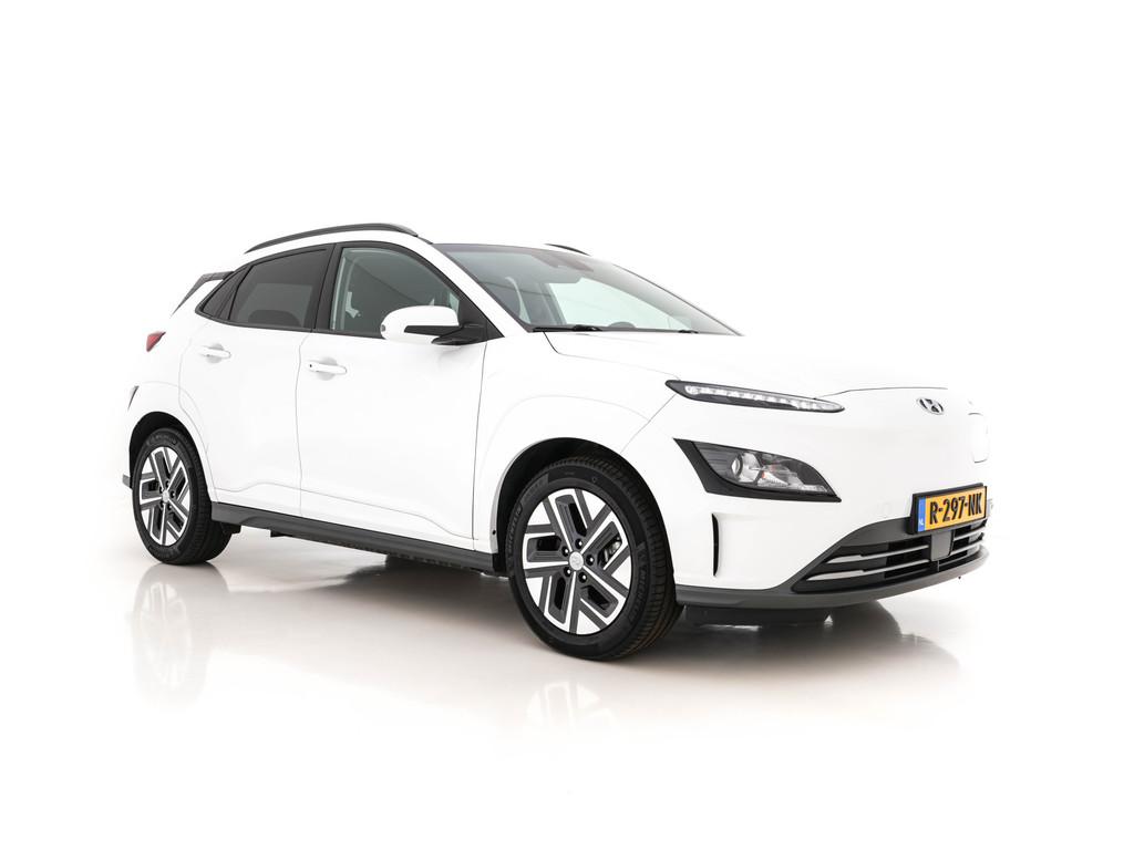 Hyundai KONA EV Fashion 39 kWh [ 3-Fase ] {SOH-100%} (INCL-B, Auto's, Hyundai, Gebruikt, Zwart, Origineel Nederlands, 39 kWh