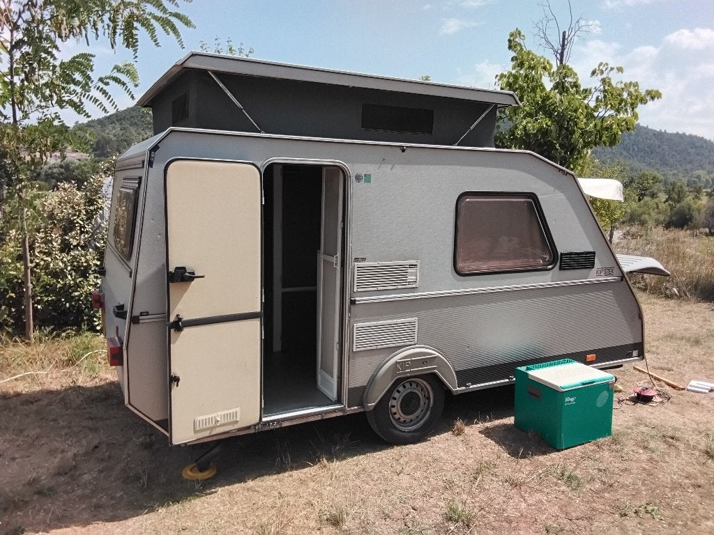 Kip kompakt KK37 met hefdak met alko stabilisatie., Caravans en Kamperen, Standaardzit, Kip, Tot en met 2, Particulier