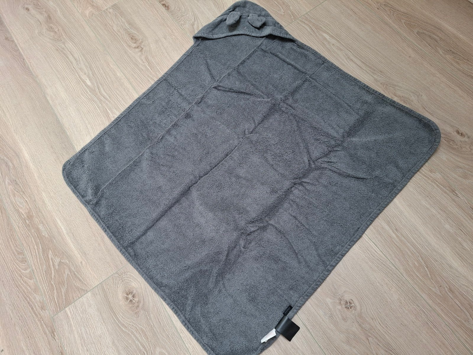 NIEUW H&M baby wikkel handdoek konijn 80x80cm, Nieuw, Grijs, 80 cm, Overige typen