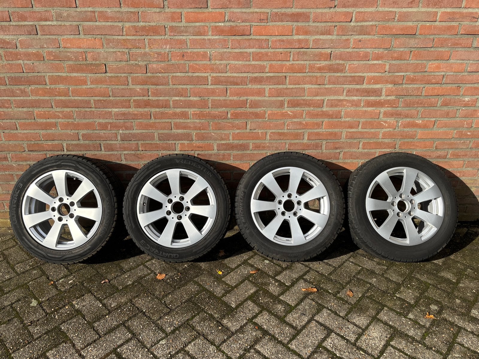Winterbanden(set)Mercede-benz C-klasse 16 inch W204 bj.07-13, Ophalen, Gebruikt, 16 inch, Banden en Velgen