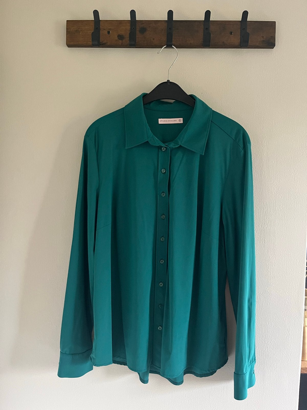 Studio Anneloes Travelstof Blouse XL, maat XL, groen, Ophalen of Verzenden, Zo goed als nieuw, Maat 46/48 (XL) of groter, Groen