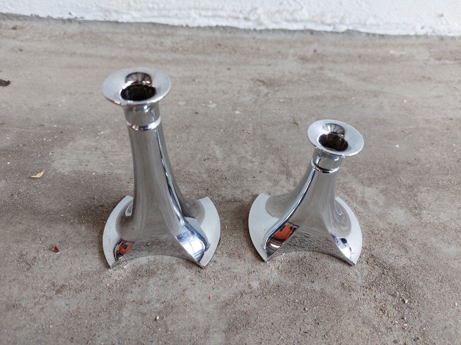 Set vintage WMF kandelaars incl. originele verpakking, Overige materialen, WMF, Onbekend, Ophalen of Verzenden