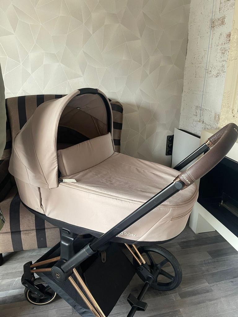 Cybex Priam kinderwagen – Rose Gold & Beige, Kinderen en Baby's, Kinderwagens en Combinaties, Overige merken, Ophalen of Verzenden