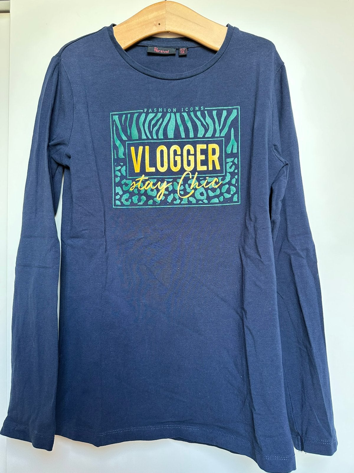 Shirt 152/158, Ophalen of Verzenden, Zo goed als nieuw, Meisje, Shirt of Longsleeve