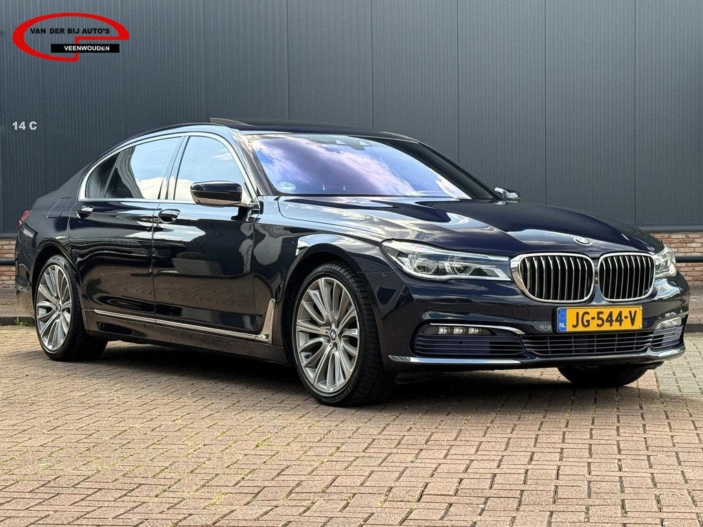 BMW 7-serie 730Ld High Executive, Auto's, BMW, Automaat, Achterwielaandrijving, Gebruikt, Blauw