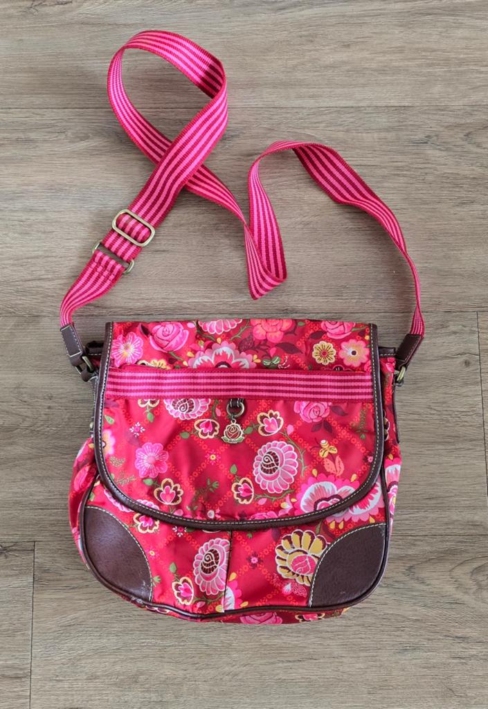 Oilily Schoudertasje met Bloemenprint - Zo goed als nieuw, Ophalen of Verzenden, Zo goed als nieuw