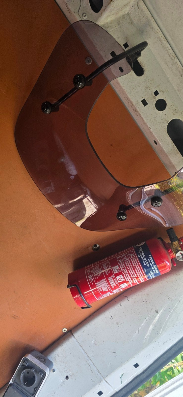 Laag windscherm Vespa Sprint smoke, Ophalen